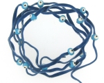 Evil Eye 11465 bracelet Denim with blue eyes