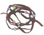 Evil Eye 11465 bracelet Purple with mixed eyes