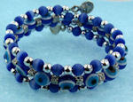 Evil Eye plastic bracelet 