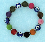 Evil Eye plastic bracelet 