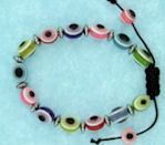 Evil Eye plastic bracelet 