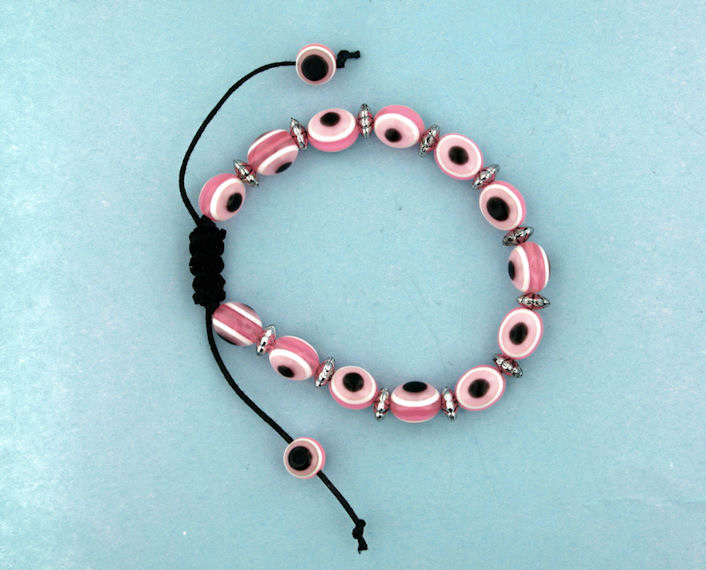Evil Eye Jewelry, Plastic Evil Eye Bracelets, Stretch Elastic Plastic