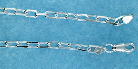sterling silver 3mm marina chain 2MCH022