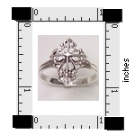 Sterling Silver cross ring 41AT183