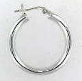 sterling silver hoop earring style 43ah030