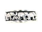 sterling silver elephant ring 45AT385