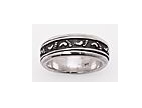 sterling silver Worry rings 45AT509