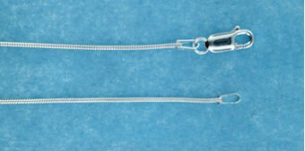 sterling silver 1.1mm snake chain