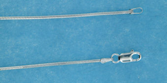 sterling silver snake chain