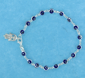 Evil Eye Bracelet EEB6121HAM-DB