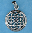 Sterling silver Celtic pendant style 76743