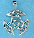 Sterling silver Celtic pendant style 76764