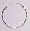 sterling silver hoop earring 82AH008