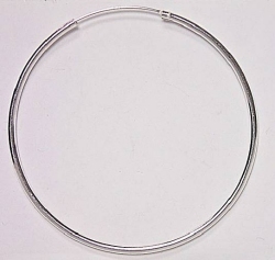 sterling silver hoop earring style 82AH012