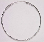 sterling silver hoop earring 82AH040