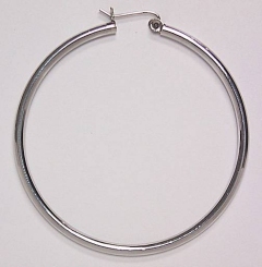 sterling silver hoop earring style 83AH027
