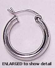 larger view of earring