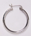 sterling silver hoop earring 83AH031