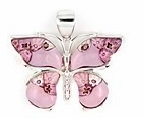 sterling silver butterfly pendant 8MP309D6