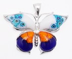 sterling silver butterfly pendant 8mp309d9