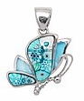 sterling silver butterfly pendant 8mp370c7