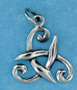 Sterling silver Celtic pendant style A4134