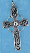 Sterling silver Celtic pendant style A4176