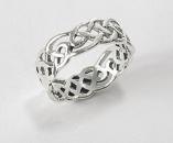 Sterling silver Celtic ring style A767-33