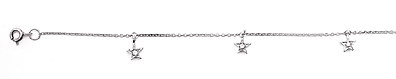 sterling silver anklet AAB005