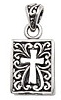 sterling silver cross pendant ABC1009