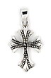 sterling silver cross pendant ABC1019