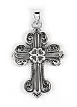 sterling silver cross pendant ABC1020