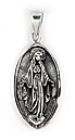 sterling silver religious pendant ABC1027