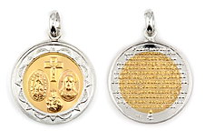 sterling silver religious pendant ABC1033