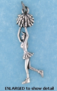 model ABC513 cheerleader pendant enlarged view