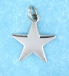 sterling silver 5 point star pendant abc518