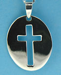 sterling silver cross pendant