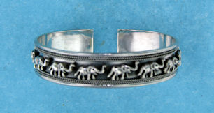 sterling silver charm bracelet ABCA0056