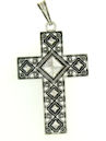 sterling silver cross pendant ABCP1060