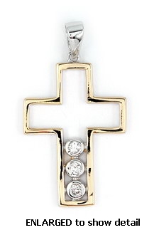 ABZ496 cross pendant