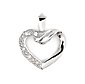 sterling silver heart pendant ABZ608
