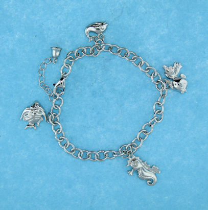 sterling silver  charm bracelet ACH081