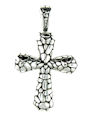 sterling silver cross pendant ACP706189