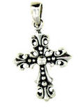 sterling silver cross pendant