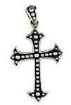 sterling silver cross pendant