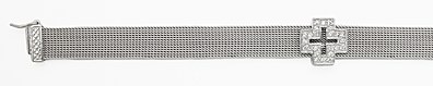 sterling silver cross bracelet