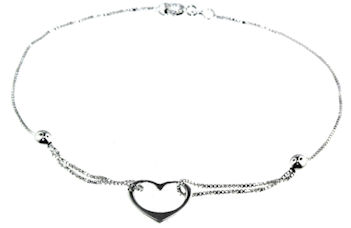 sterling silver anklet AED3003