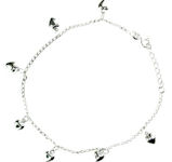 sterling silver anklet AED7004