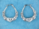 Model AEDC0002 Claddagh Earrings