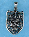 Model AGP706597 Gothic pendant with skull shield